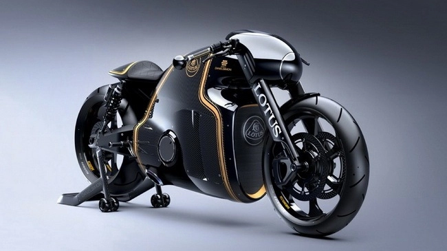 Lotus c-01 tác phẩm nghệ thuật trong làng mô tô