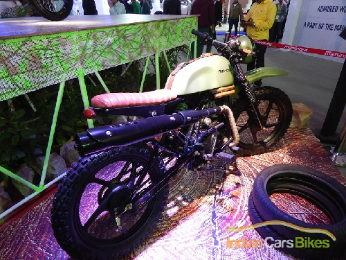 Mẫu độ concept cafe racer và scrambler của mahindra