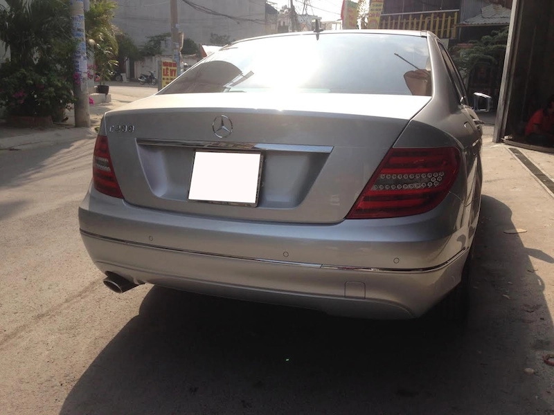 Mercedes c-class w204 đẹp hơn khi độ bodykit c63 amg