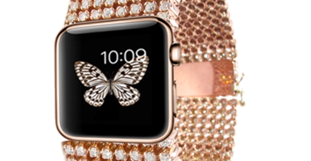 Phiên bản apple watch vàng nạm kim cương giá 30000 usd