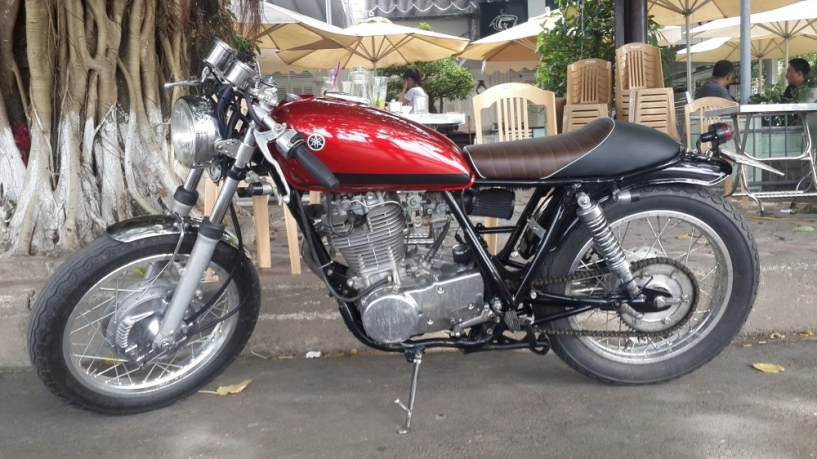 Quá chất cho một em yamaha sr400 độ full cafe racer