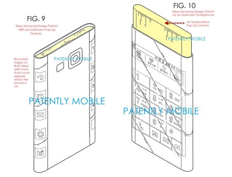 Samsung đăng kí bản quyền màn hình cong hai cạnh