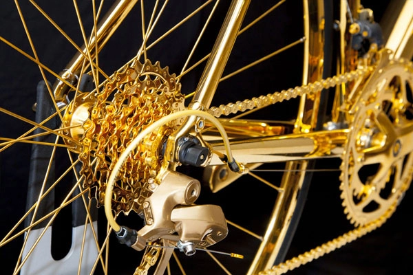 Siêu xe đạp được làm từ vàng 24k với giá 84 tỷ đồng
