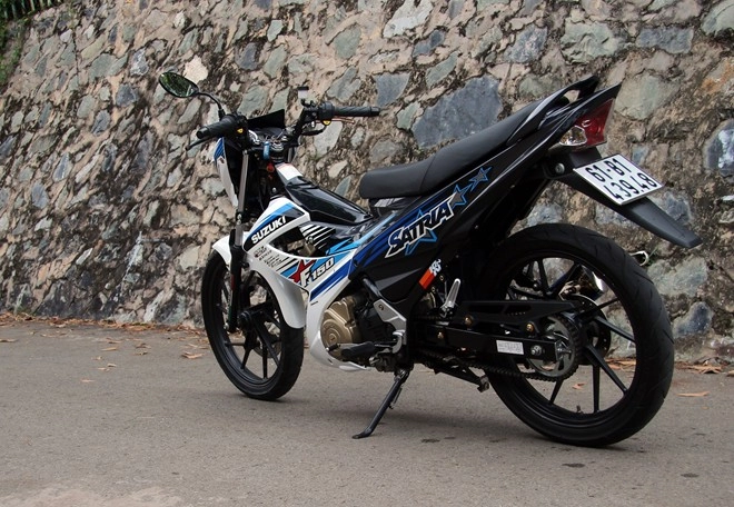 Suzuki raider độ thành satria f cực đẹp