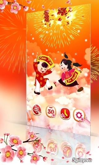 Theme tết nguyên đán rộn ràng cho dế