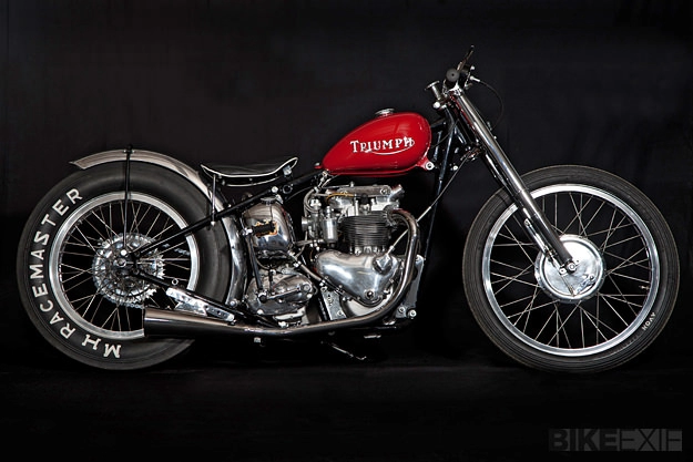 Triumph t100 độ phong cách bobber độc đáo