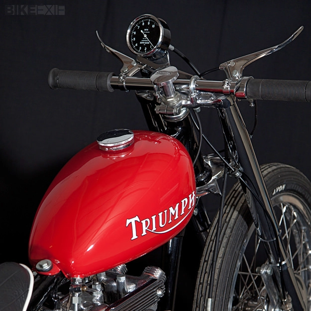 Triumph t100 độ phong cách bobber độc đáo