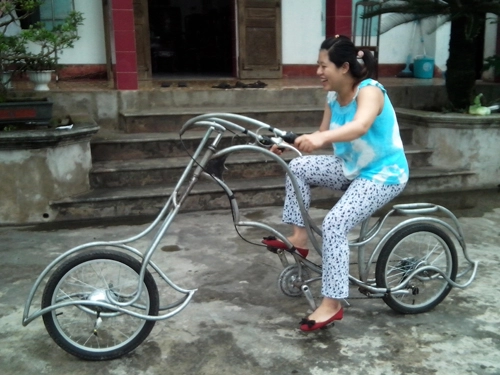 Xe đạp điện tự chế độc nhất vô nhị tại việt nam