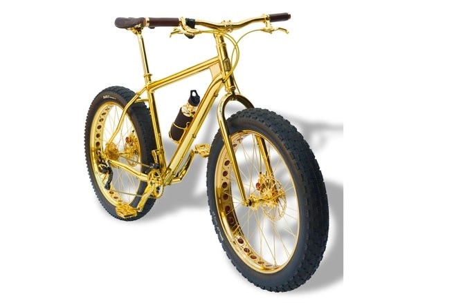 Xe đạp vàng trị giá 21 tỷ đồng