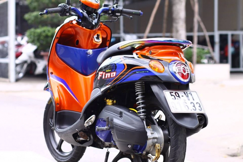 Yamaha fino kiểng nhẹ mà hơi bị lung linh