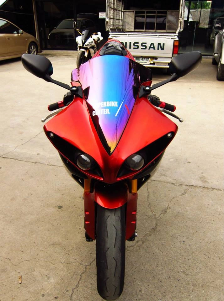 Yamaha r1 2009 kiếp đỏ đen - vẻ đẹp khó cưỡng