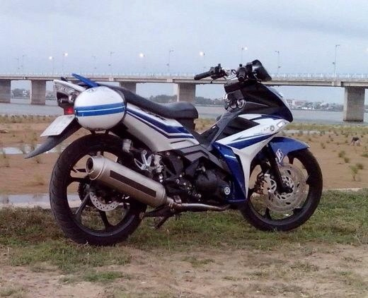 Yamaha x1r độ độc với pô 4road