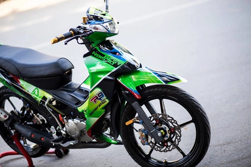 Yamaha z125 độ nổi bật của biker sài gòn