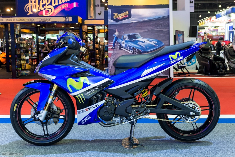 Cận cảnh exciter 150 tem movistar tại bangkok motor show 2015