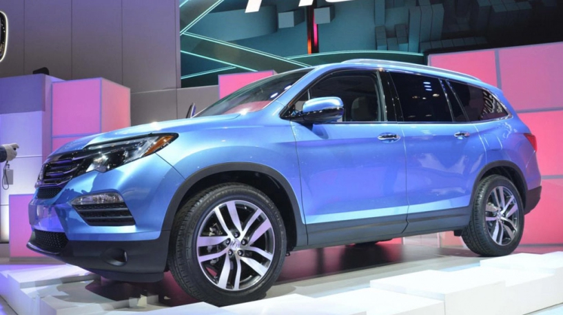 Honda pilot 2016 tỏa sáng tại triển lãm chicago