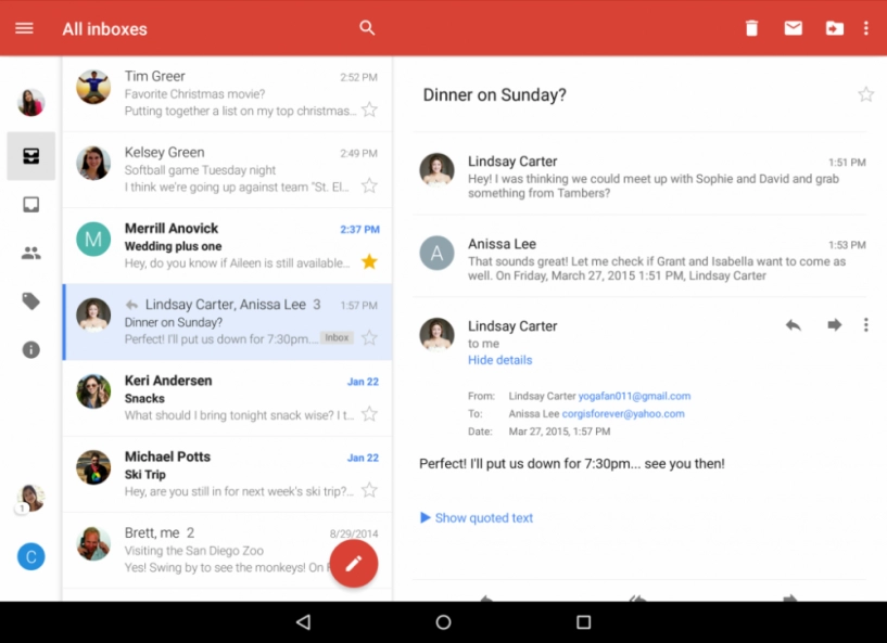 Gmail cập nhật cho phép hợp nhất nhiều tài khoản mail vào cùng 1 folder duy nhất