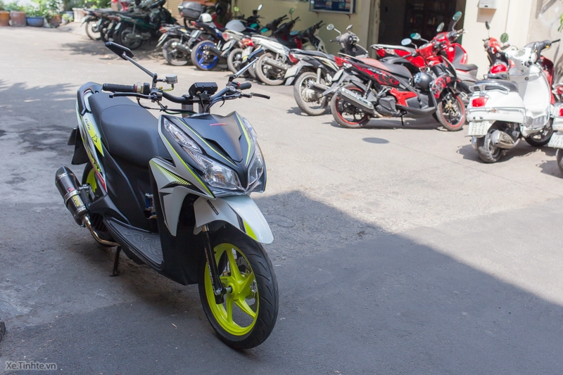 Honda click 125i thái độ nội công với nhiều đồ chơi từ takegawa