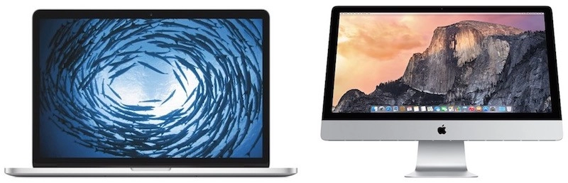 Apple chính thức ra mắt macbook pro 15 inch mới imac 27 inch retina
