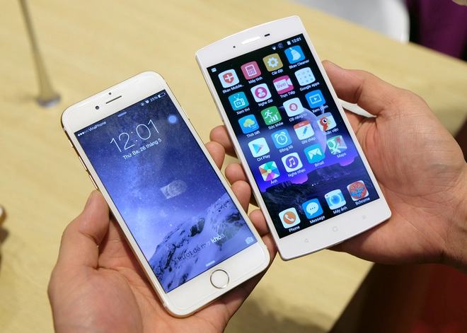 Bphone đọ dáng với iphone 6 và galaxy s6 edge