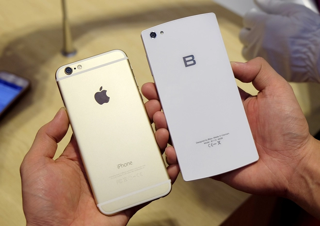 Bphone đọ dáng với iphone 6 và galaxy s6 edge