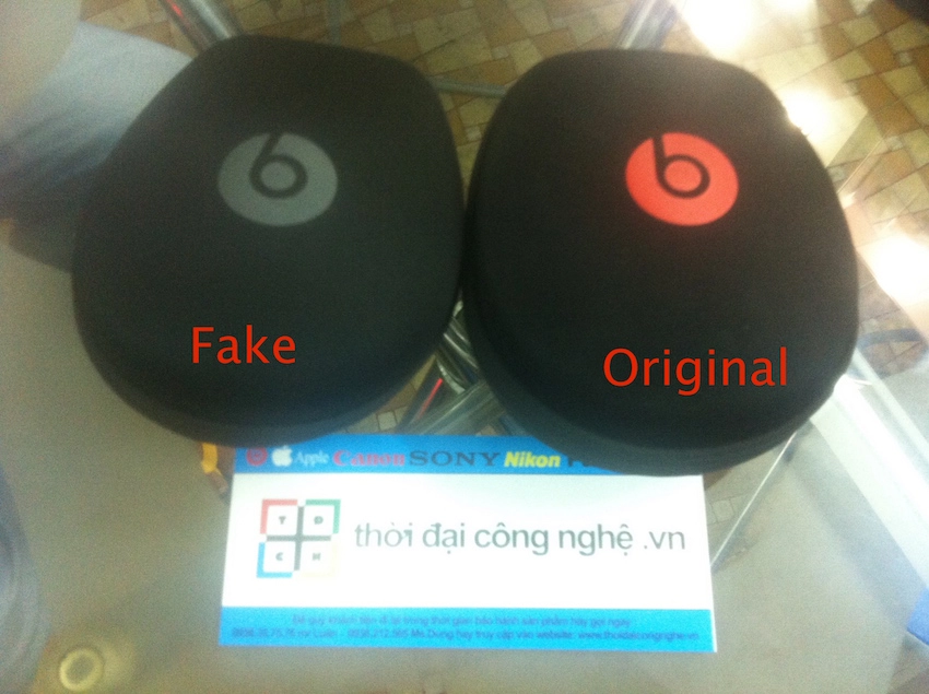 Phân biệt beats mixr black hàng fake và original