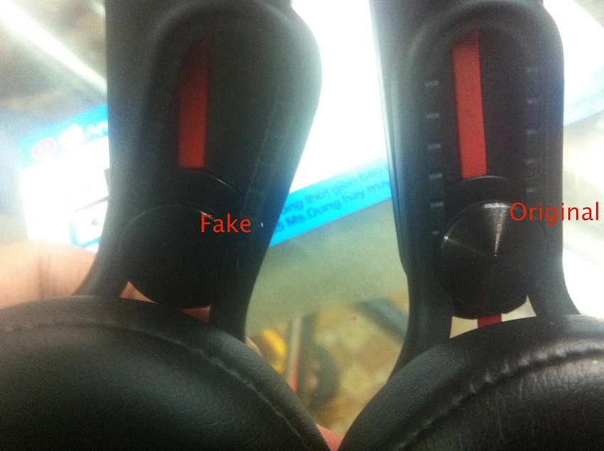 Phân biệt beats mixr black hàng fake và original