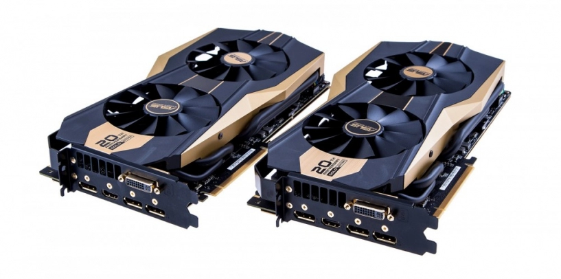 trên tay card đồ họa khủng asus gtx 980 bản gold edition