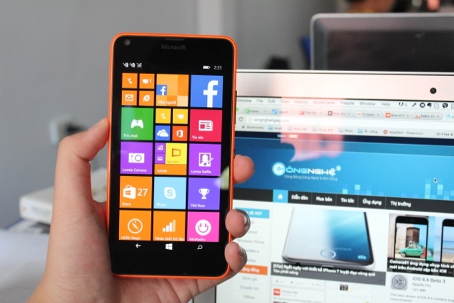 Trên tay microsoft lumia 640 máy đẹp màn hình tuyệt