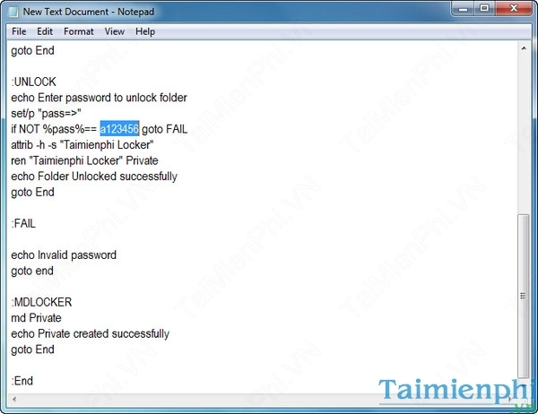 Tự tạo mật khẩu bảo vệ thư mục mà không dùng đến phần mềm 