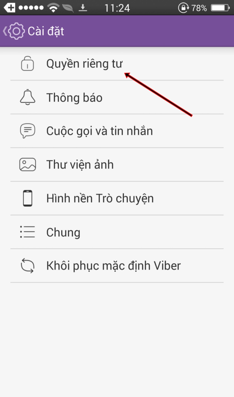 Hướng dẫn chặn tin nhắn rác trên viber