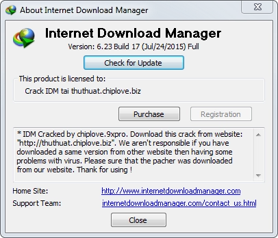 Idm 623 build 17 full mới nhất24072015 sửa lỗi fake serial key