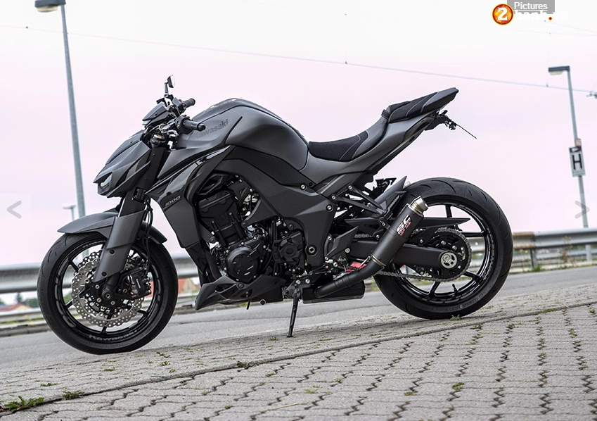 Kawasaki z1000 2015 độ siêu ngầu với phiên bản matt black