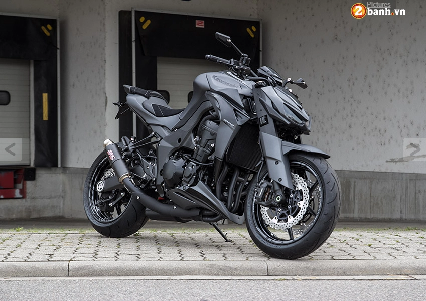 Kawasaki z1000 2015 độ siêu ngầu với phiên bản matt black