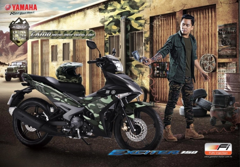 Exciter 150 camo đón đầu xu hướng mới