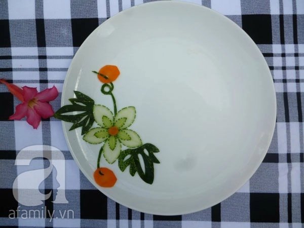 2 cách cắt dưa leo cà rốt tạo 5 kiểu trang trí đĩa ăn cực đẹp