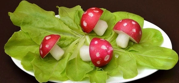 2 cách tỉa củ cải đỏ nhanh mà đáng yêu