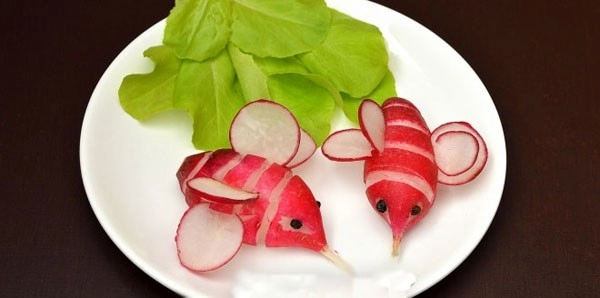 2 cách tỉa củ cải đỏ nhanh mà đáng yêu