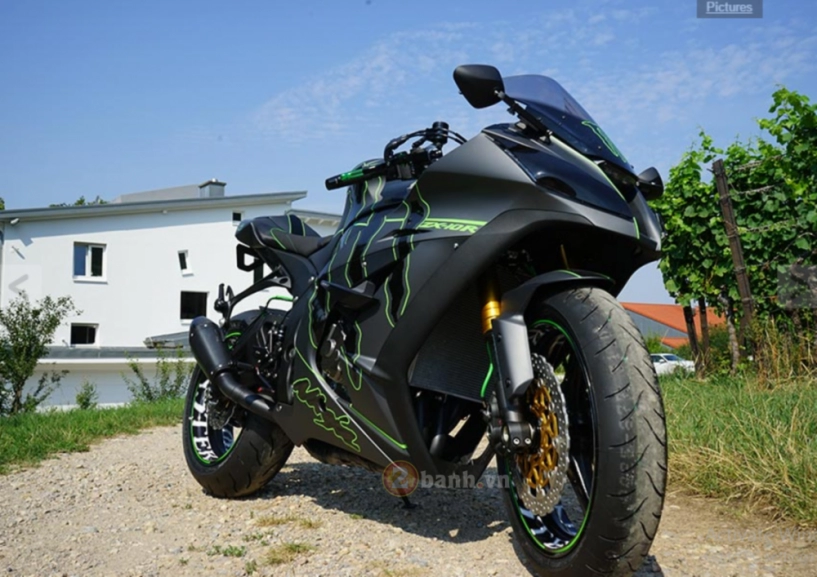 Ấn tượng với kawasaki ninja zx-10r độ phong cách monster