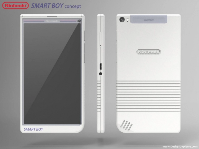Bản concept smart boy - chiếc điện thoại android của hãng game nổi tiếng nintendo