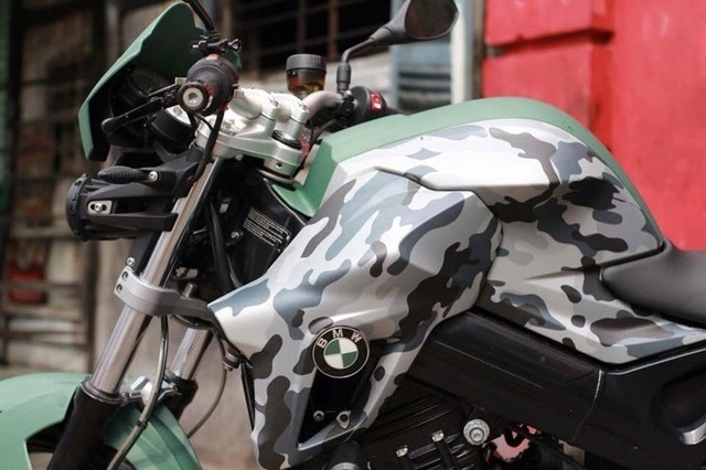 Bmw f800gs camo độ đầy độc đáo của biker sài gòn