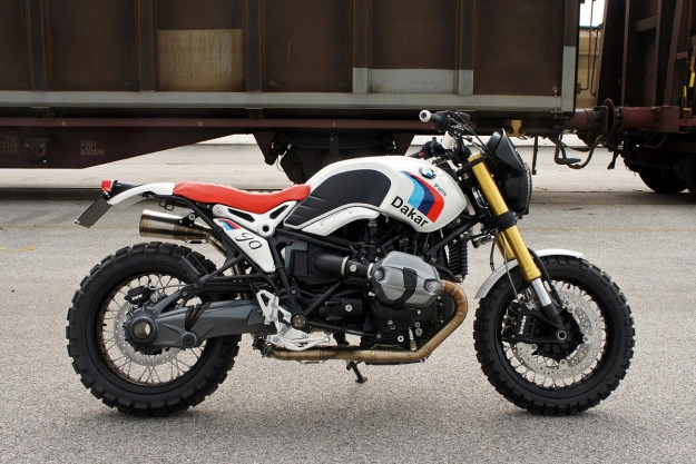 Bmw r nine t độ phong cách scrambler