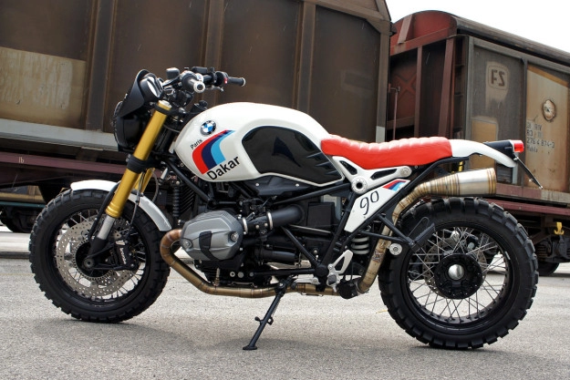 Bmw r nine t độ phong cách scrambler