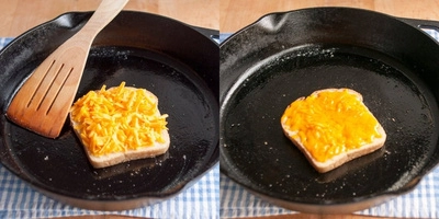 Bữa sáng siêu tốc có bánh sandwich kẹp phô mai thơm phức