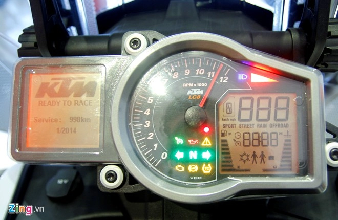 Cận cảnh siêu môtô ktm 1290 adventure tại việt nam