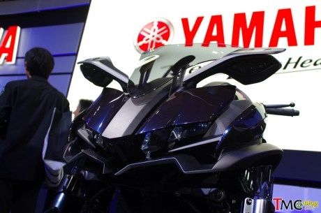 Cận cảnh yamaha mwt-09 tại tokyo motor show