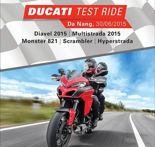 Chạy thử các dòng xe ducati tại đại hội mô tô đà nẵng