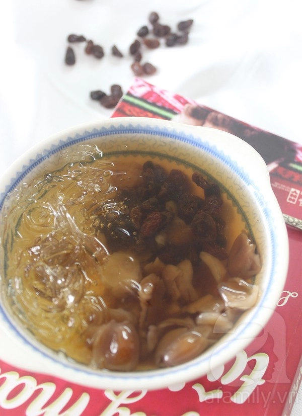 Chè nhãn nhục thạch thanh mát đẹp da
