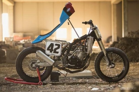 Chiêm ngưỡng ktm exc450 độ flat track đẹp mê hoặc