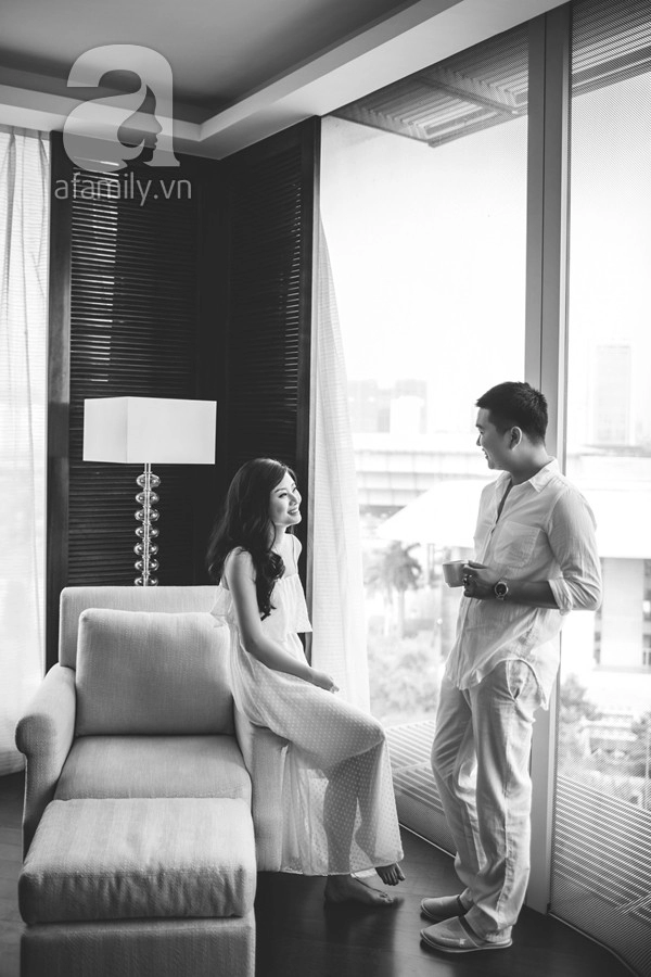ảnh cưới hà nội Choáng ngợp với bộ ảnh cưới thảo nguyên xanh trên nóc một khách sạn