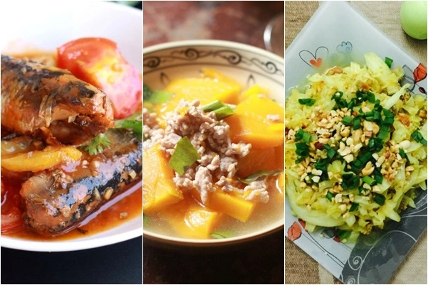 Thực đơn cơm tối Chuẩn bị thực đơn cơm tối cho cả tuần với 483000đ